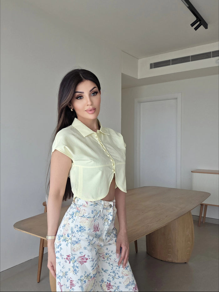 Floral jeans