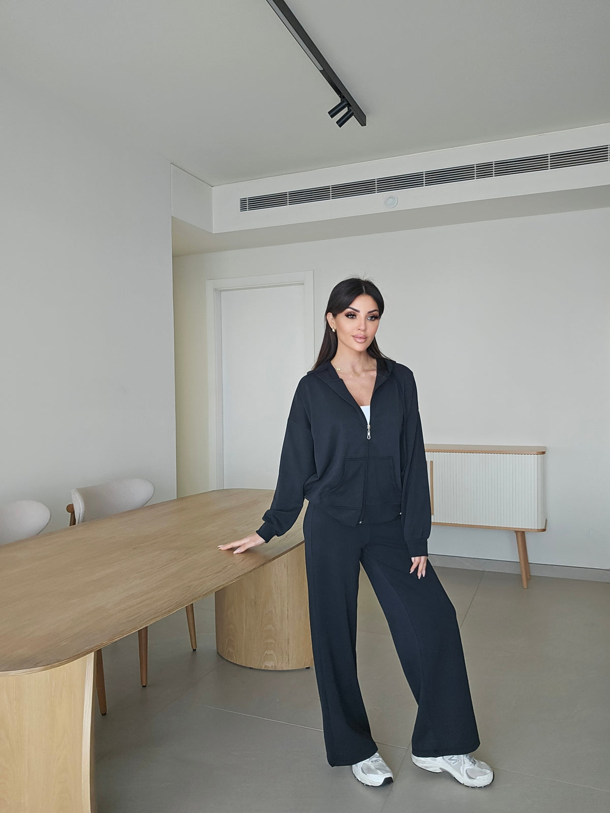 Wide-leg tracksuit lounge co-ord set