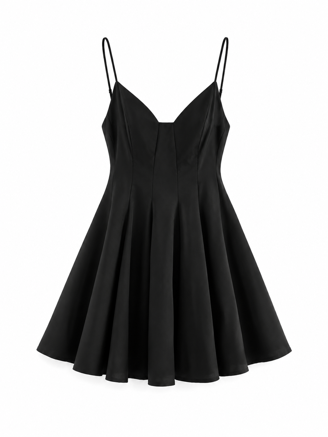 Pleated cami mini dress