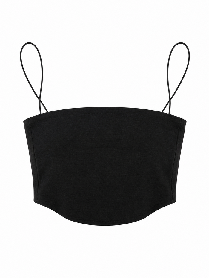 Spaghetti strap crop top