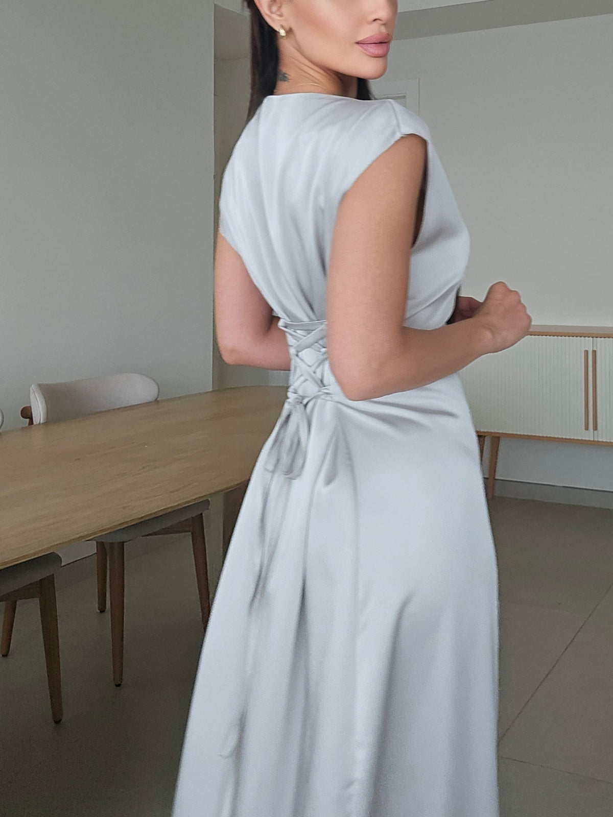 Satin dress