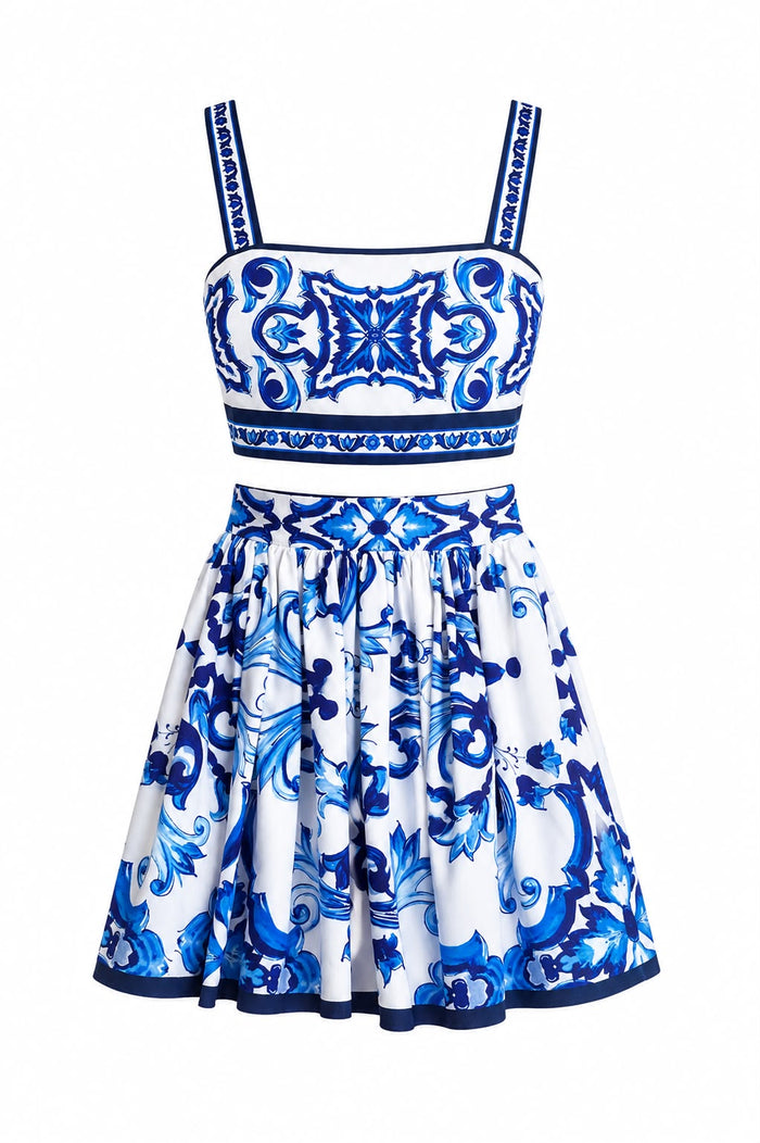 Capri two-piece skirt set