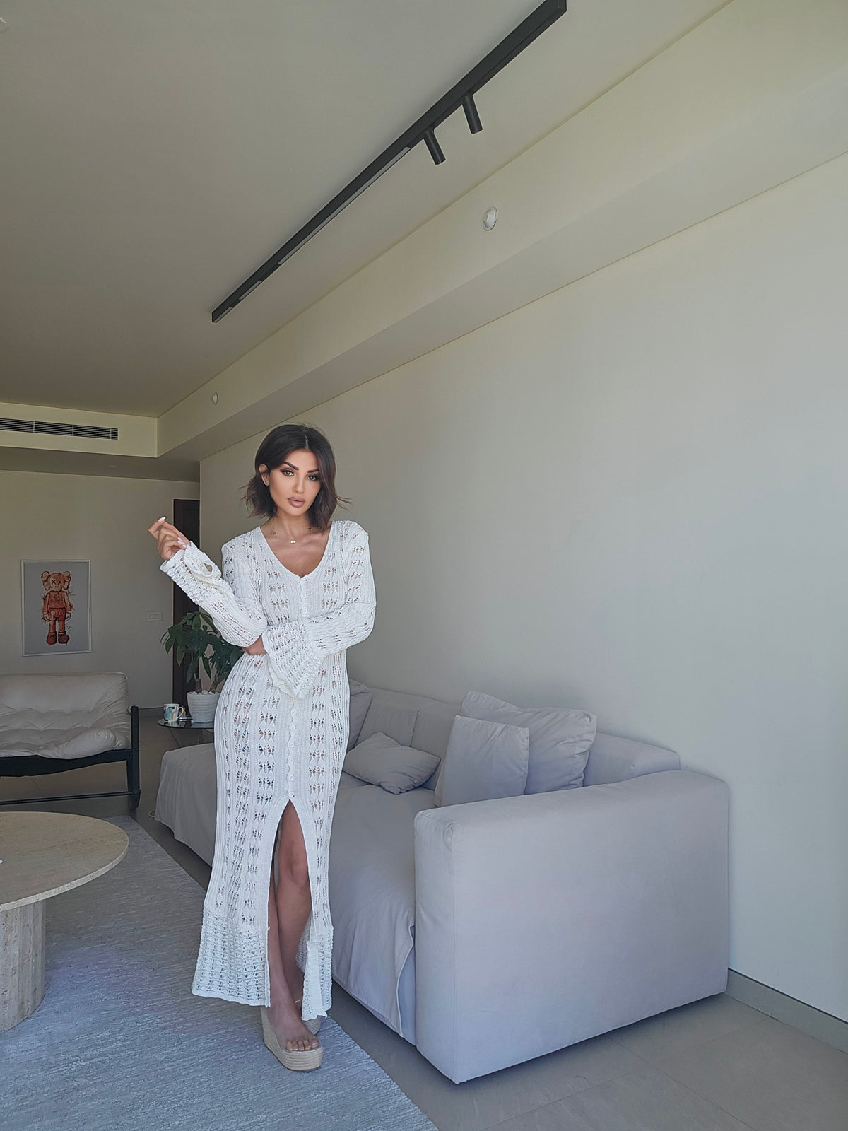 Amelie Knit beachwear dress/cardigan