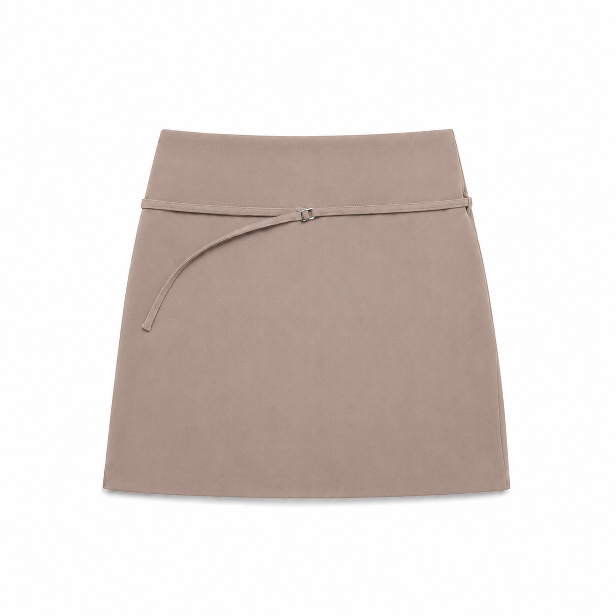 belted mini skort