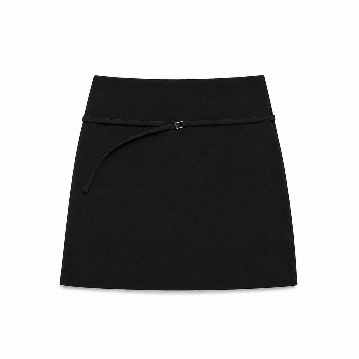 belted mini skort
