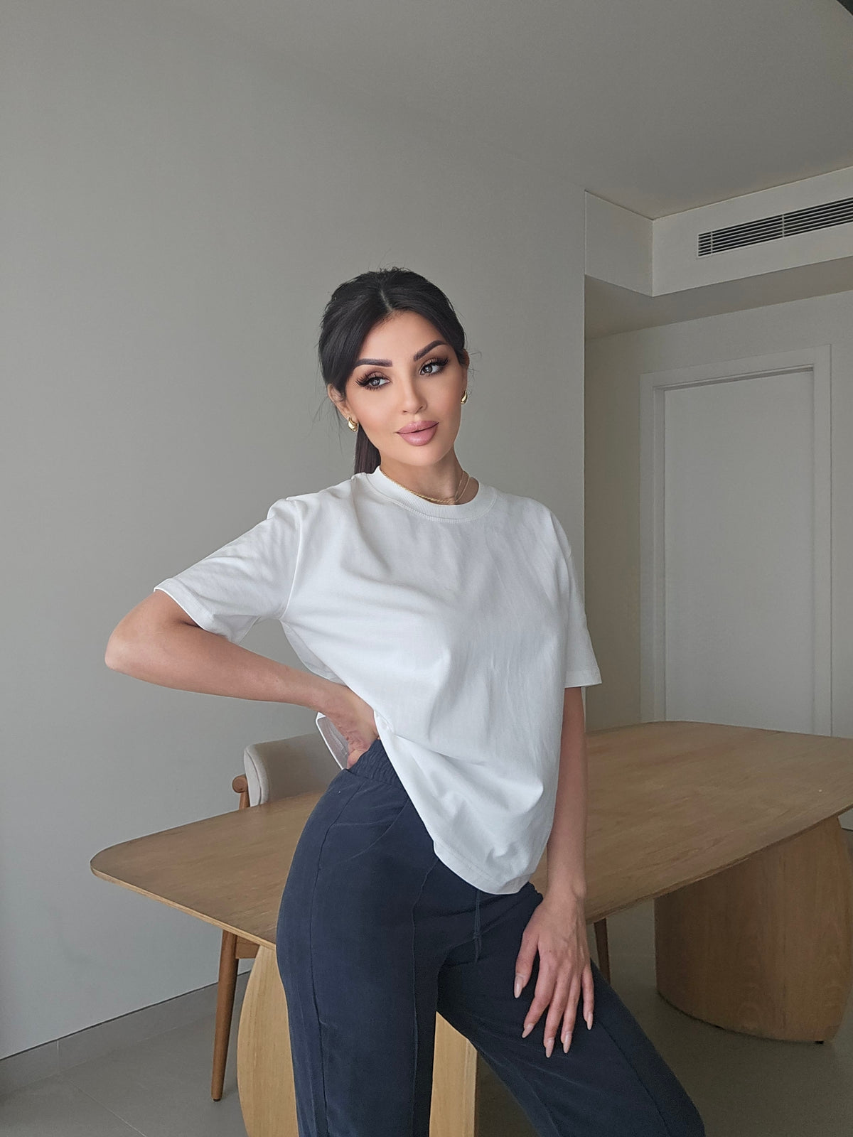 Wide leg tencel pants