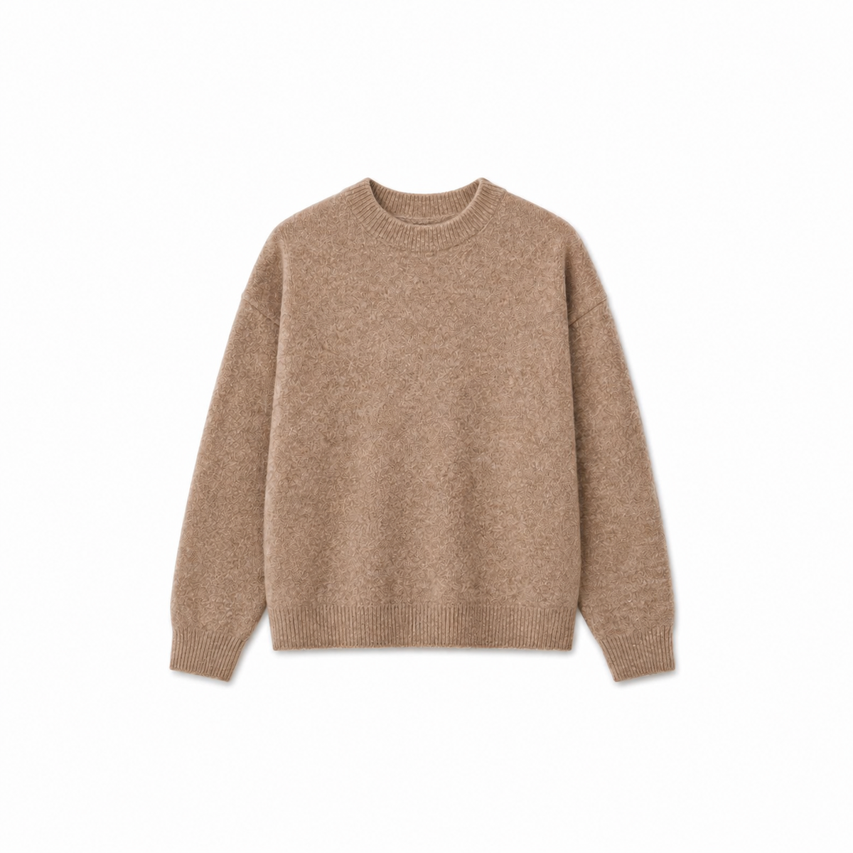 crewneck soft knit sweater