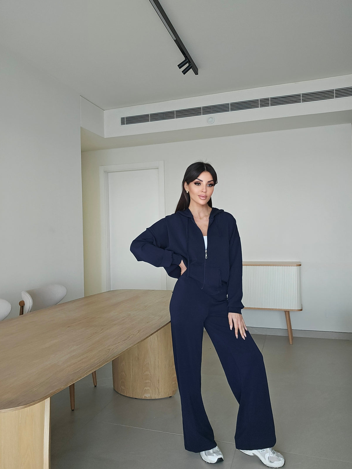 Wide-leg tracksuit lounge co-ord set