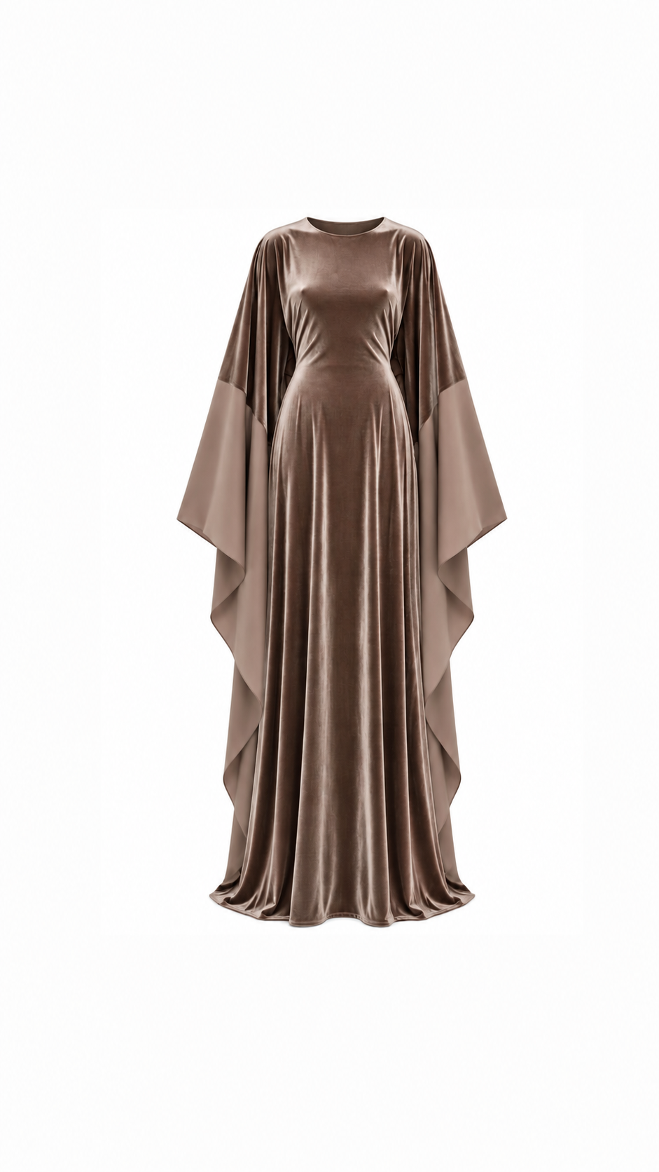 Butterfly abaya dress (velvet with satin details)