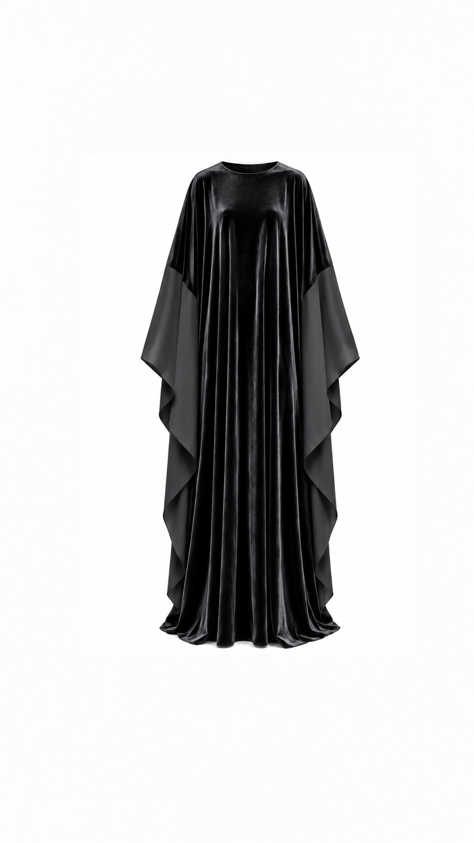 Butterfly abaya dress (velvet with satin details)