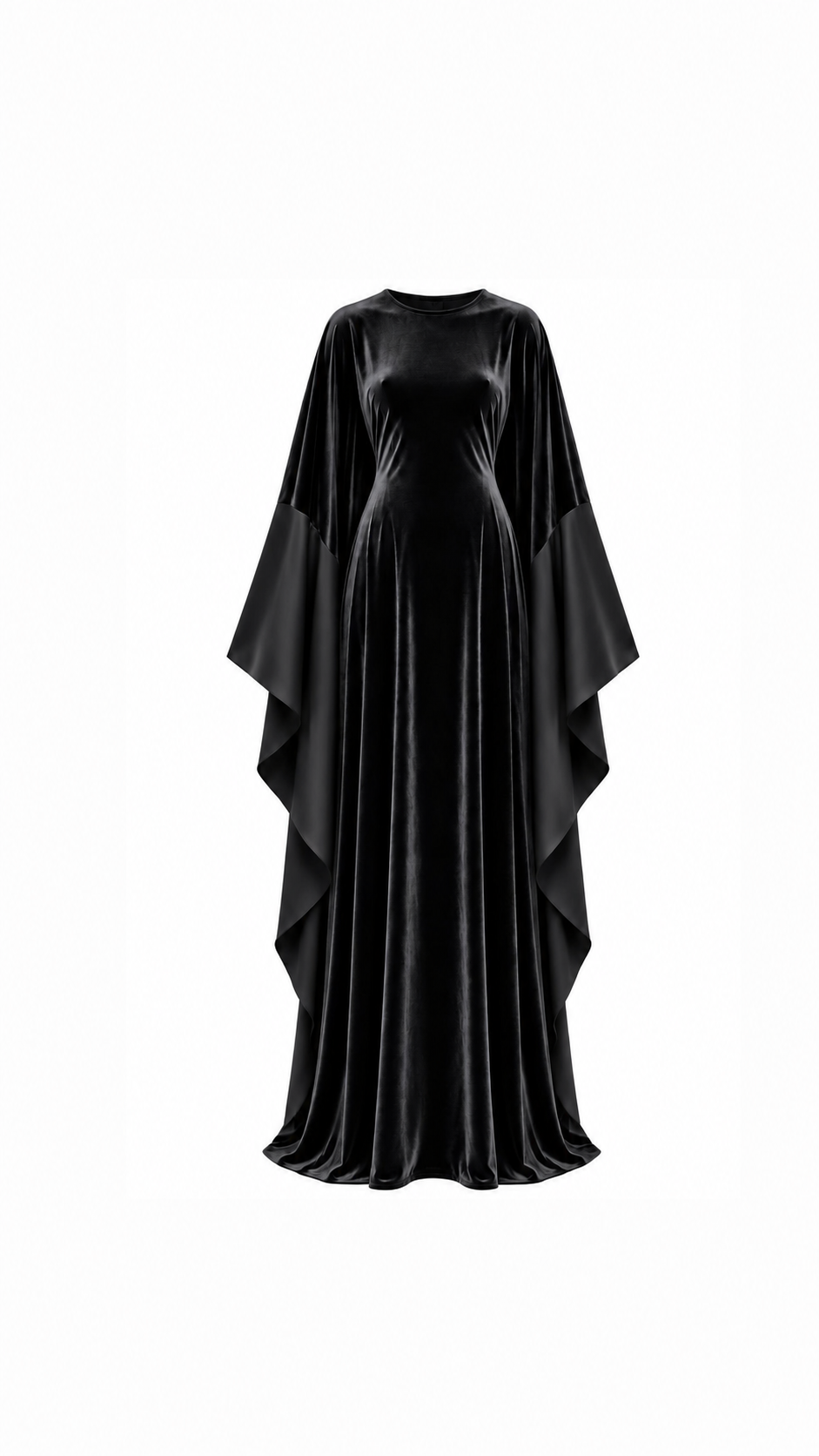 Butterfly abaya dress (velvet with satin details)