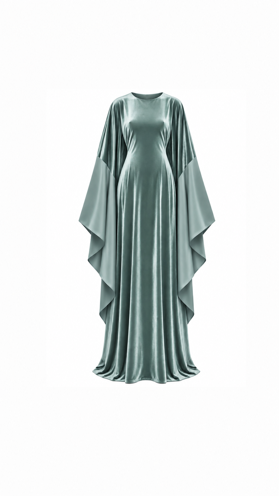Butterfly abaya dress (velvet with satin details)