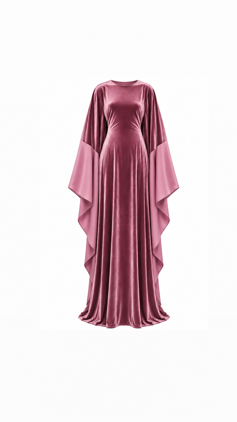 Butterfly abaya dress (velvet with satin details)