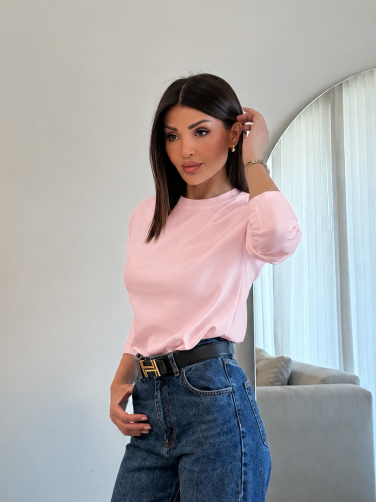 LiLi crew-neck long sleeve top