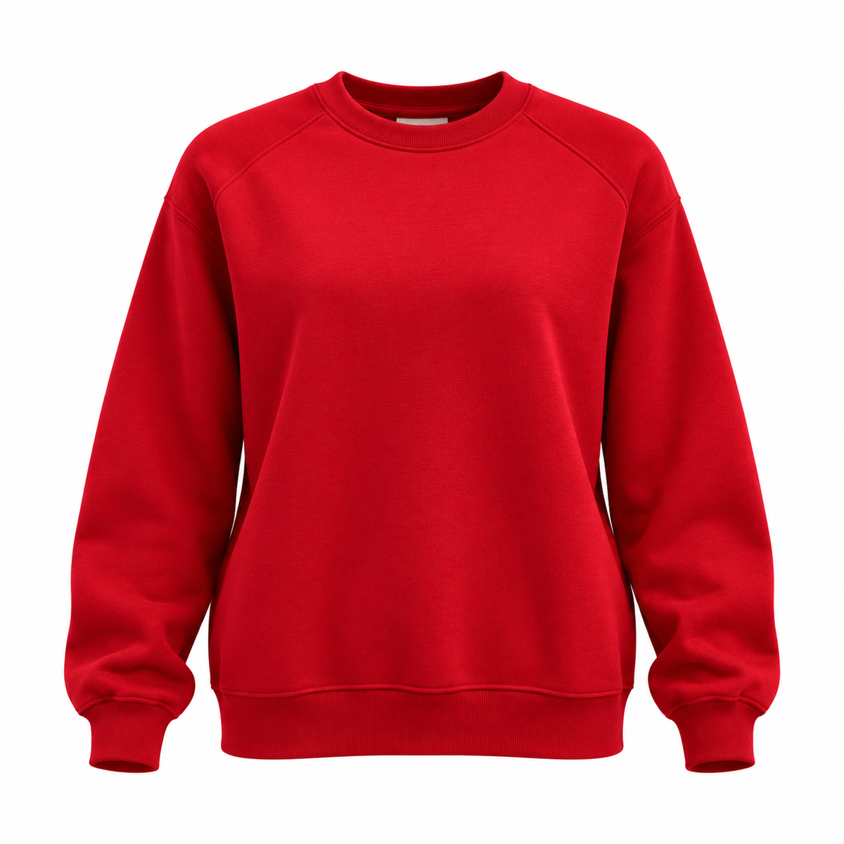 Fleeced crew-neck