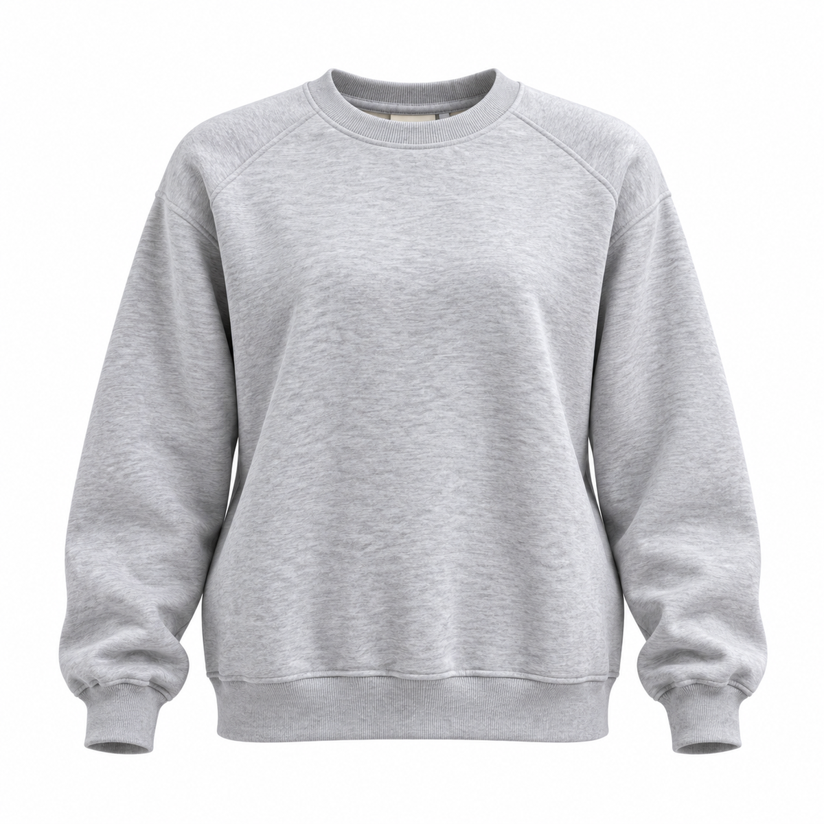 Fleeced crew-neck