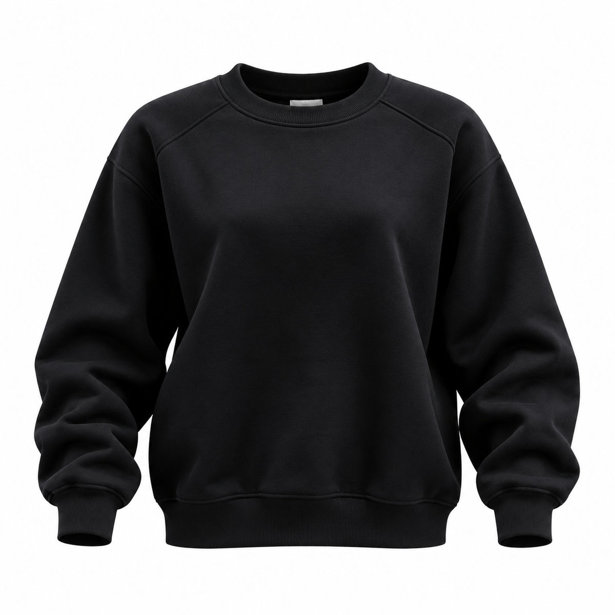 Fleeced crew-neck