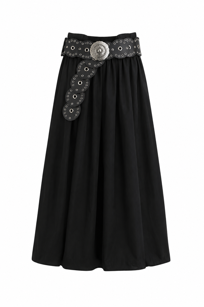 Cotton maxi skirt