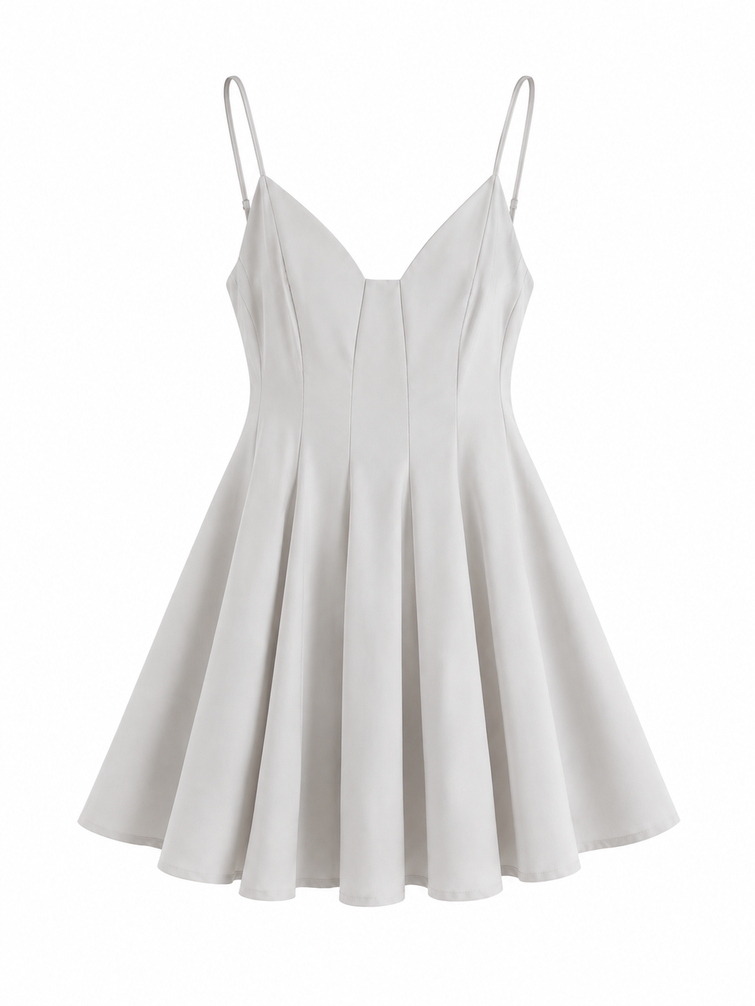Pleated cami mini dress