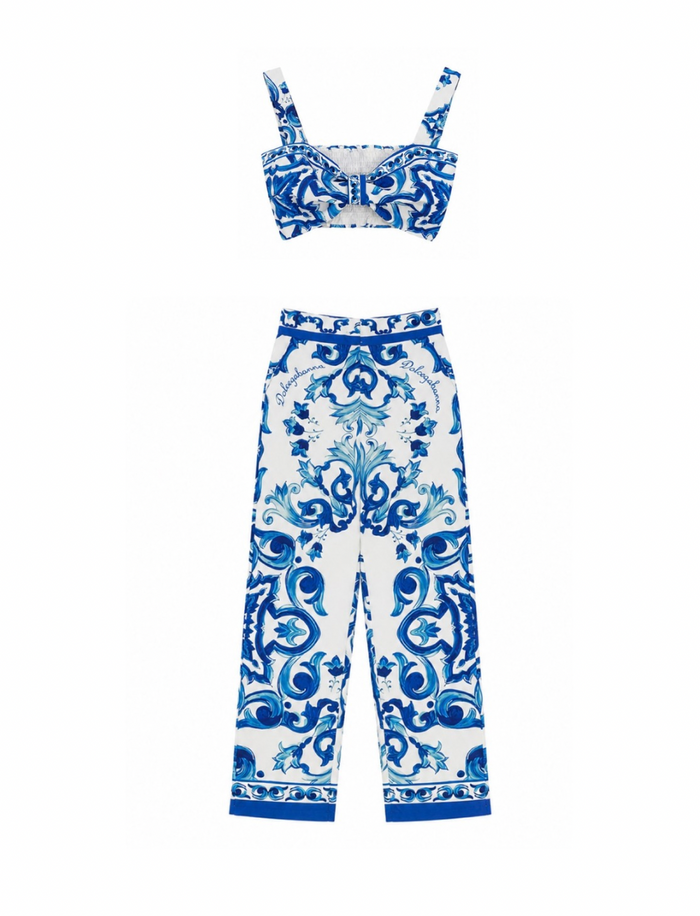 Capri two-piece pants set