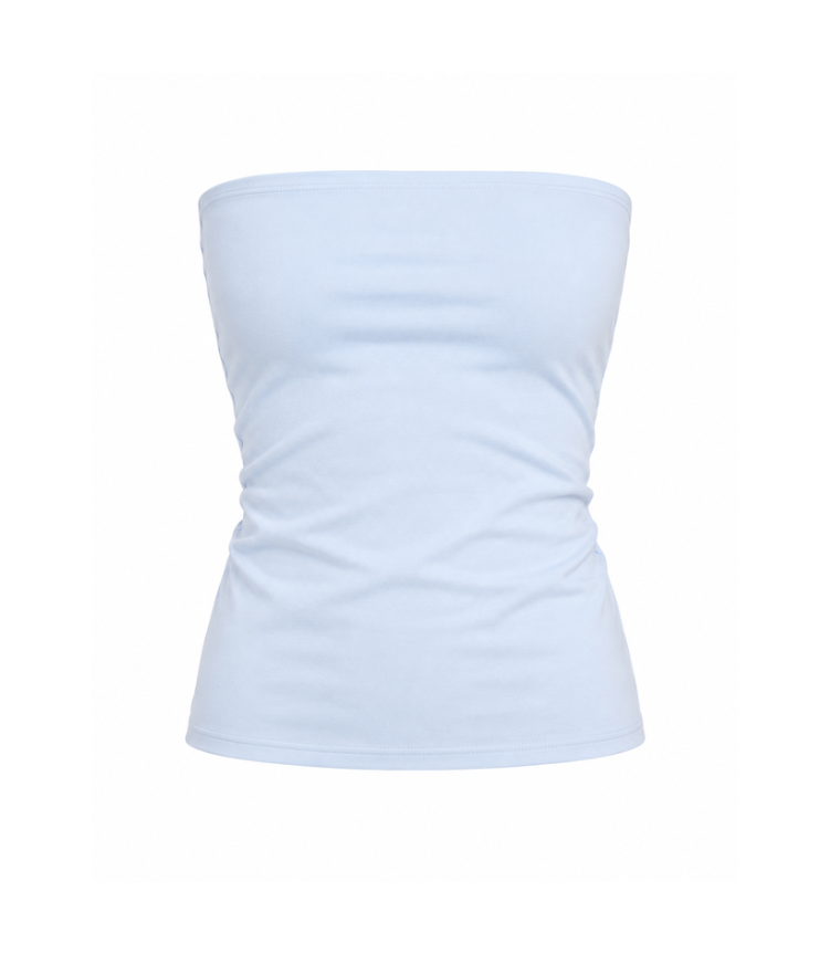 Strapless tube top