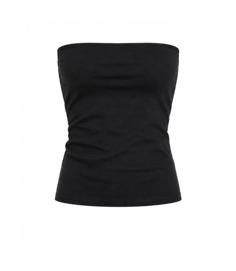 Strapless tube top