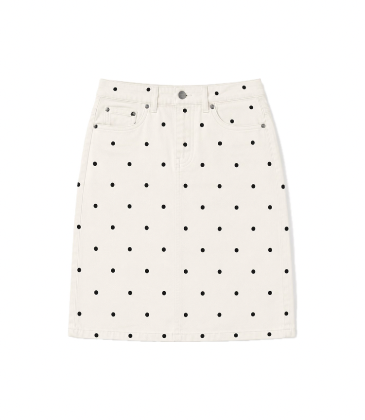 Polka dot skirt