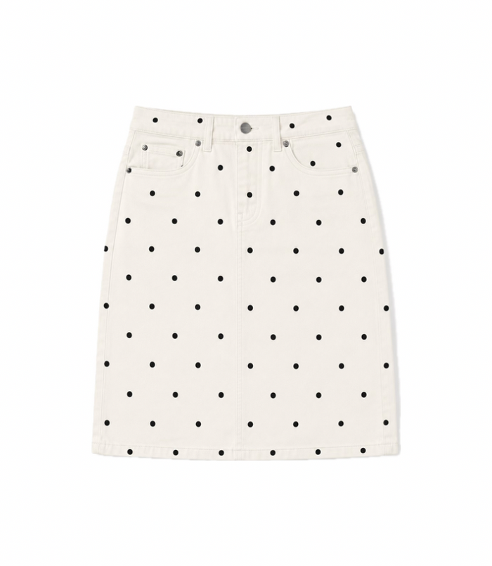 Polka dot skirt