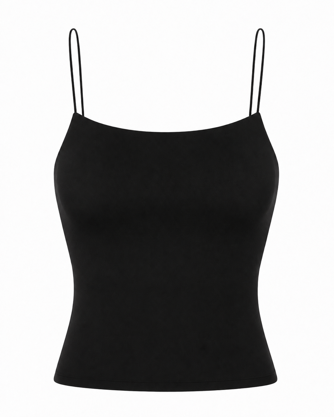 Seamless spaghetti strap cotton top