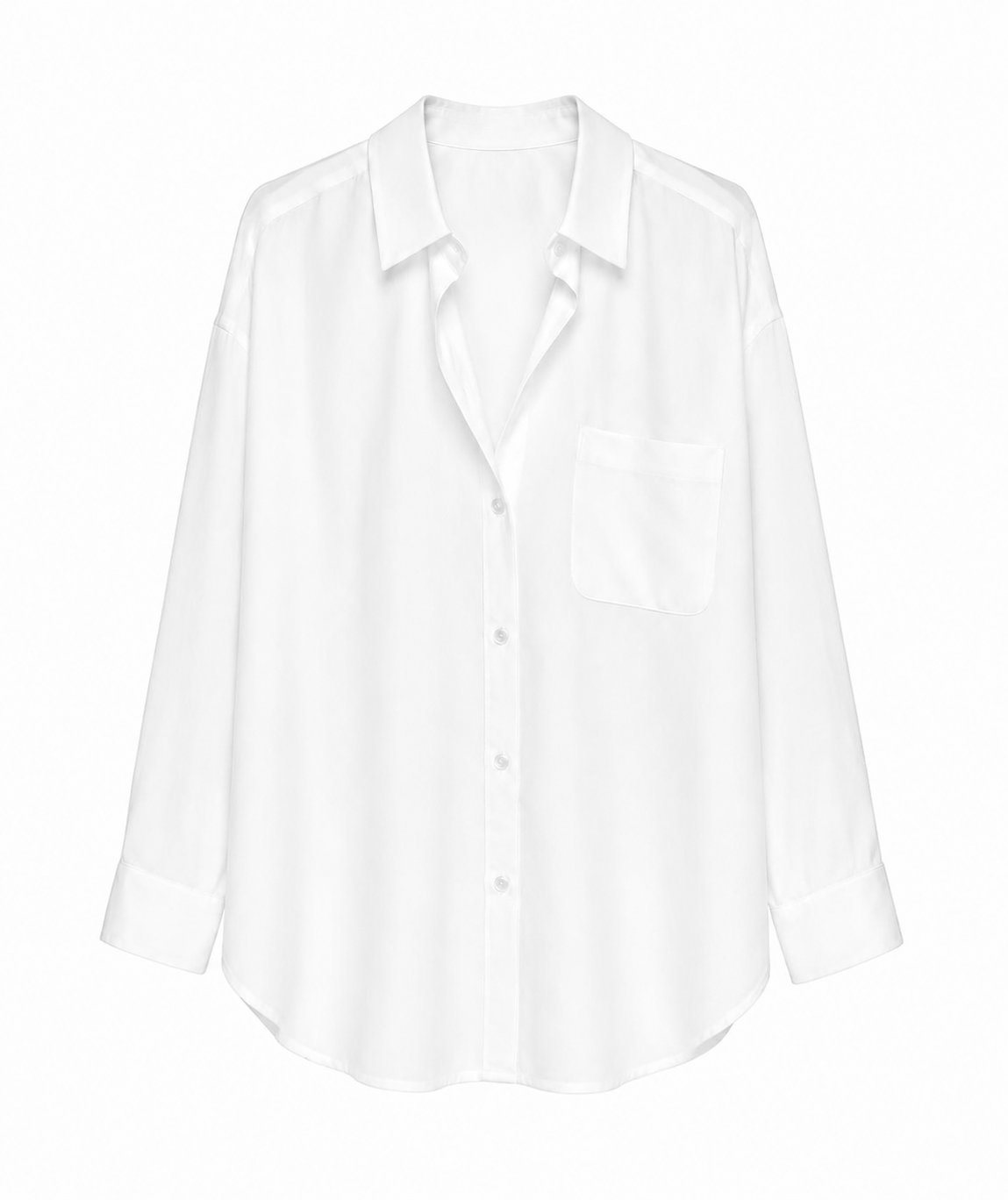 White long sleeve chemise