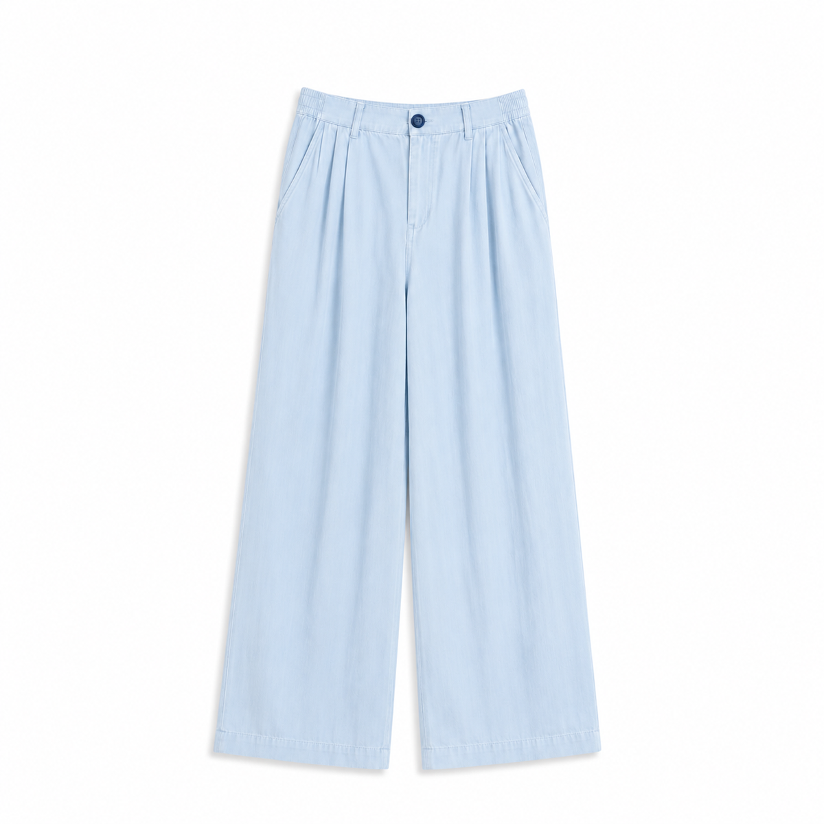 Linen wide-leg pants