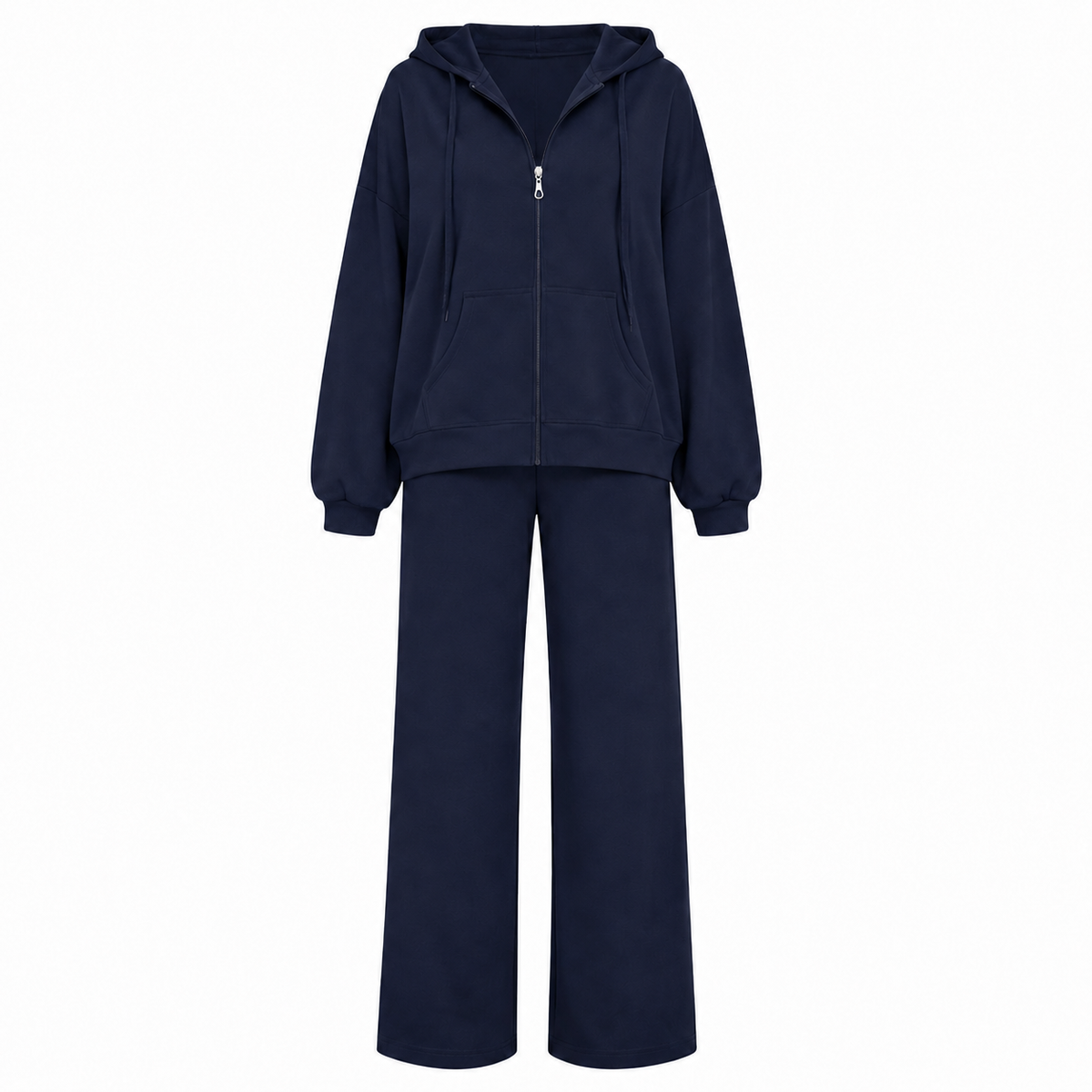 Wide-leg tracksuit lounge co-ord set