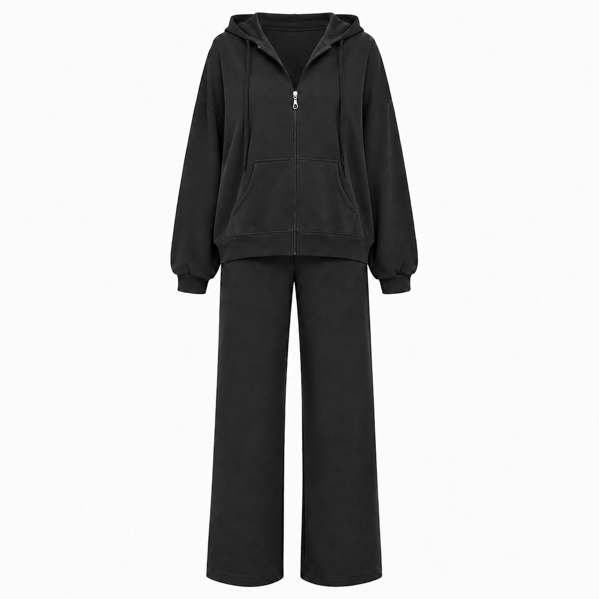 Wide-leg tracksuit lounge co-ord set