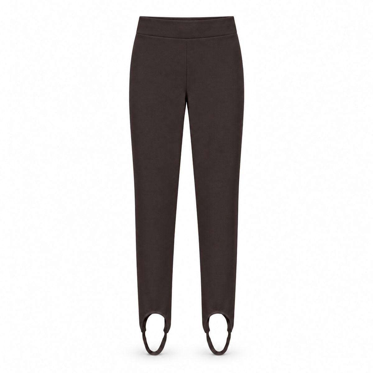 Fleece-lined foot-cutout stirrup legging